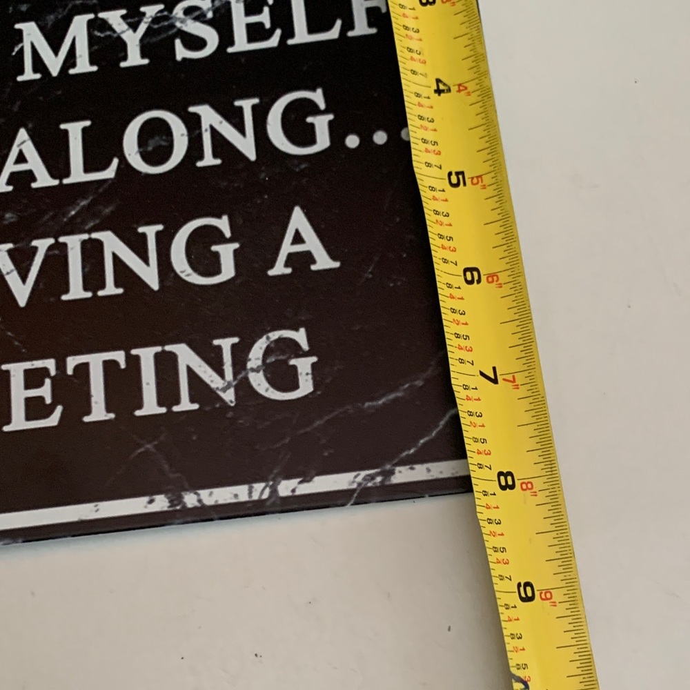 Humorous Black Wall Sign - Picture 3 of 4